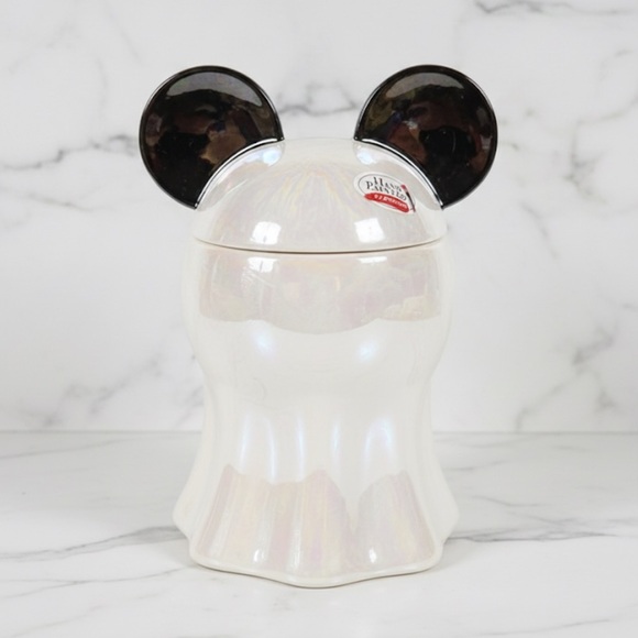 New Mickey Mouse Ghost Ceramic Jar - Picture 2 of 2